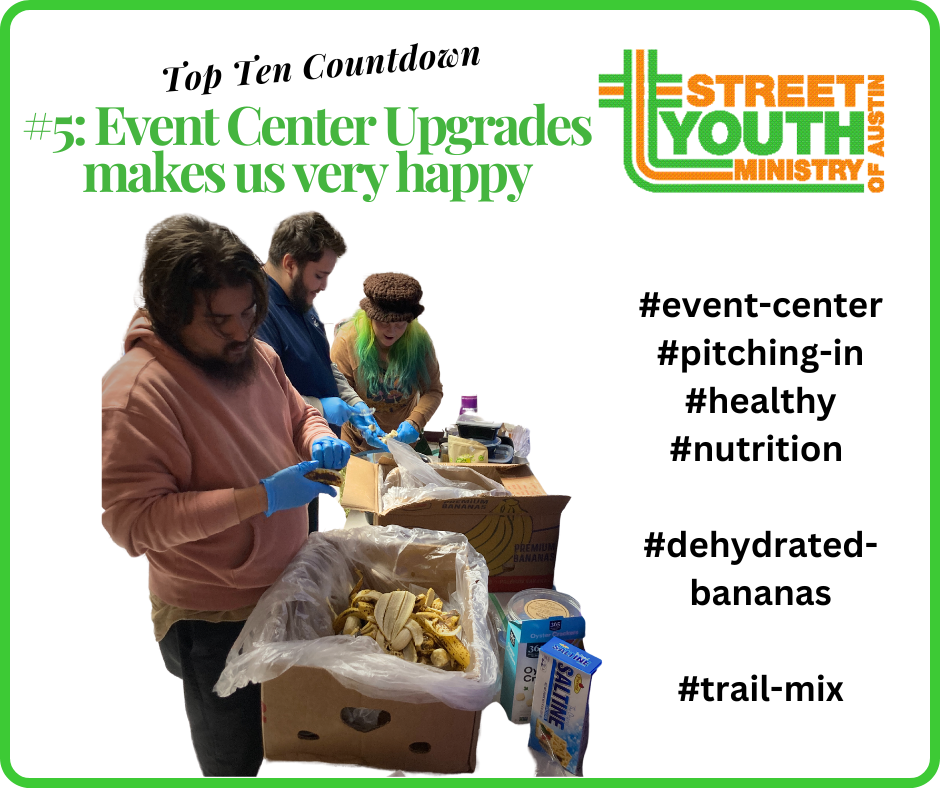 Street Youth Ministry Top Ten Countdown #5: Event Center Upgrades Make Us Very Happy