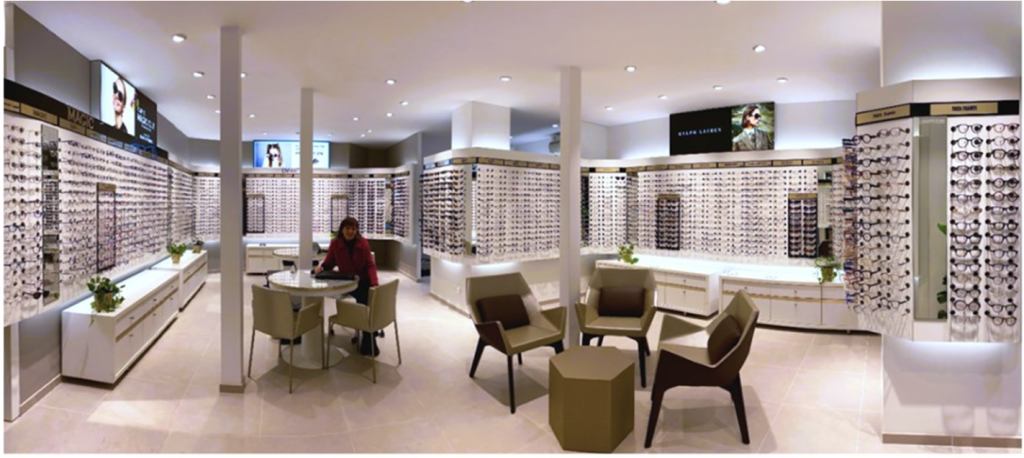 Magasin Opticien 106 rue de la Roquette 75011 PARIS intérieur