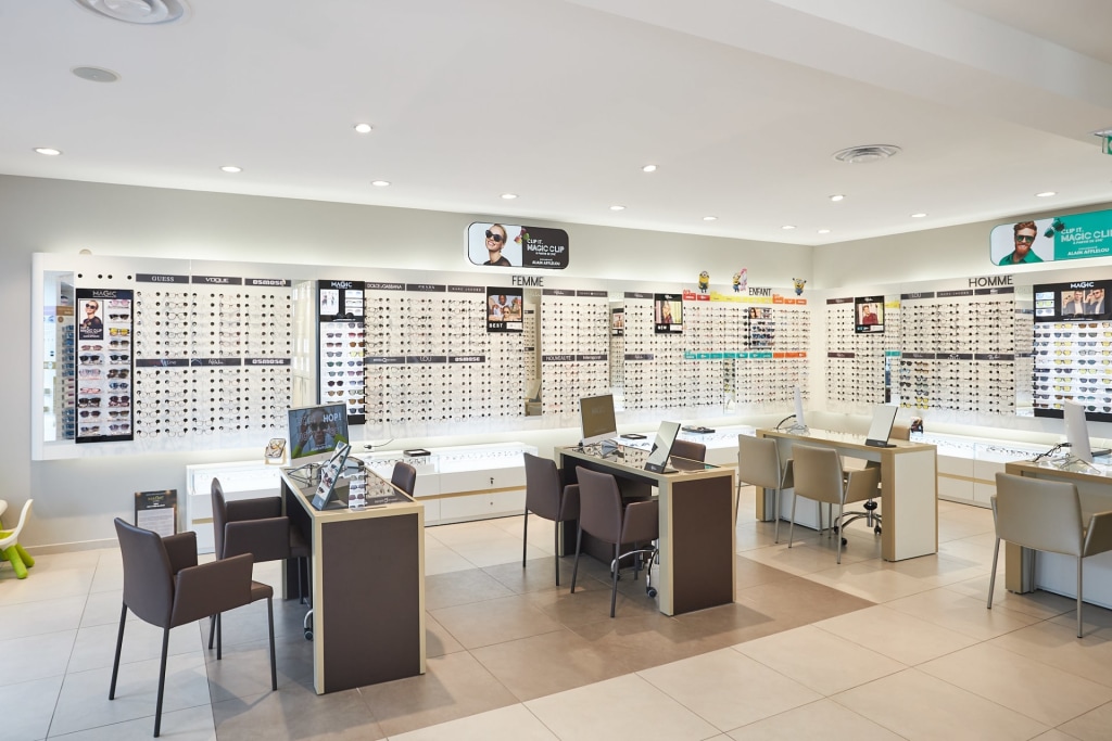 Magasin Opticien 2 avenue du Grand Large 34300 AGDE intérieur