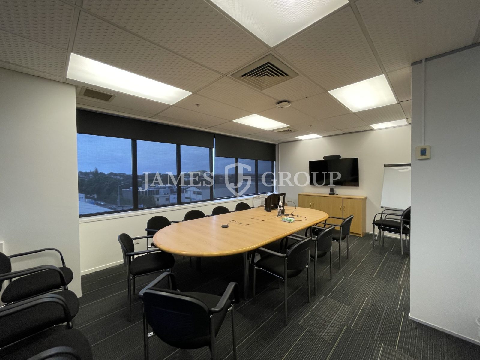 Functional Fitted Office With Balcony Outlook