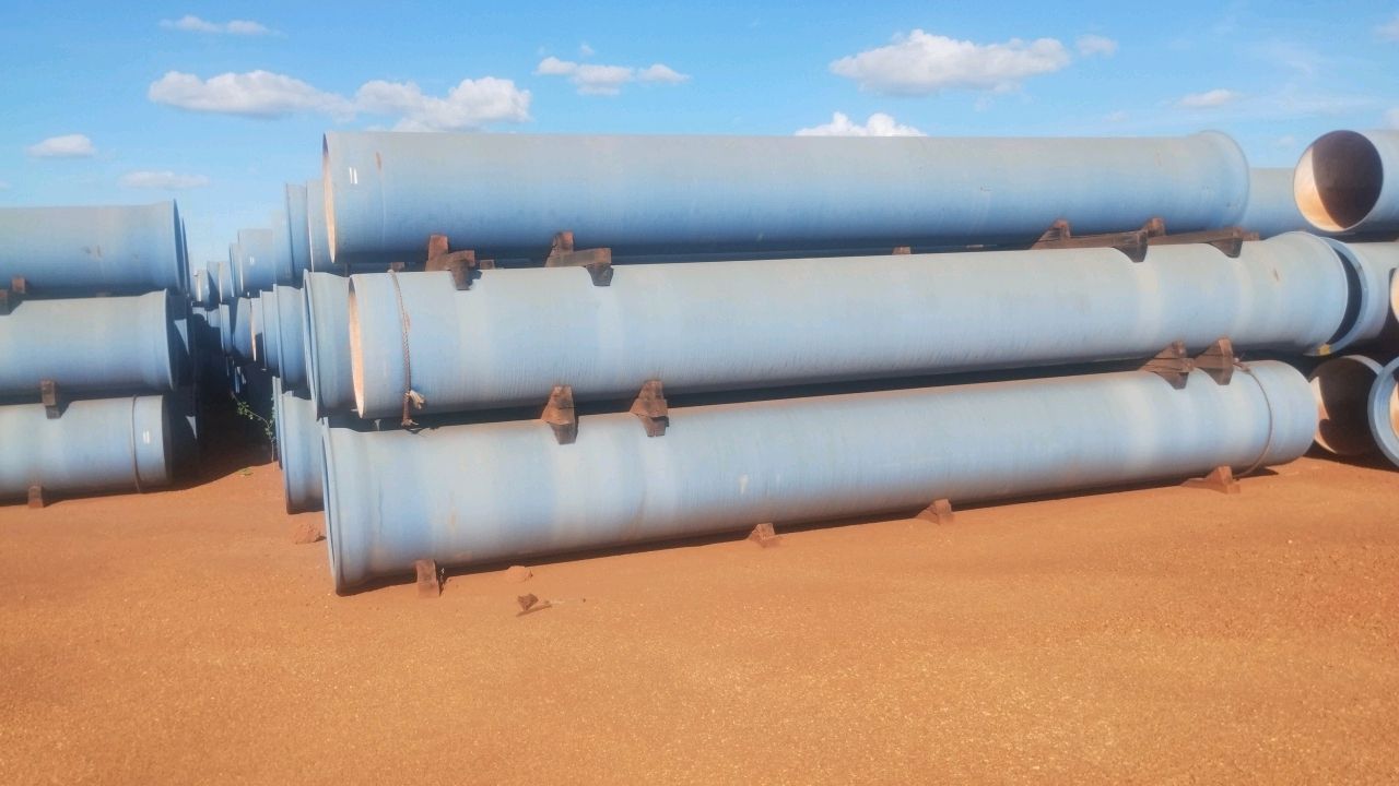Lot of Several Cast Iron Pipe Class K7