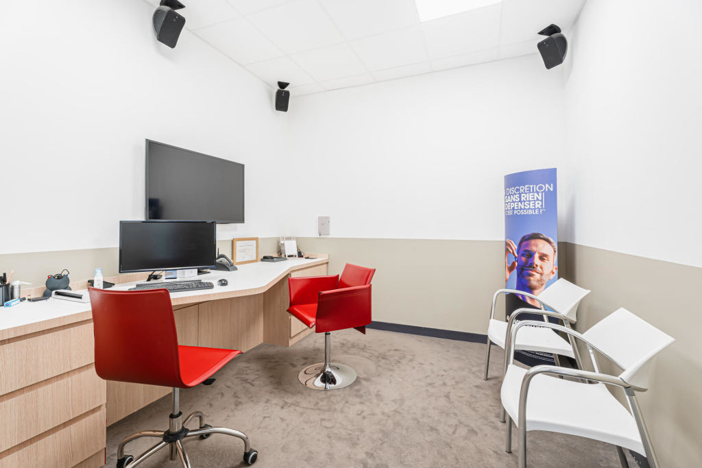 Magasin audioprothesiste ZAC du Chêne Vert 72500 MONTVAL SUR LOIR intérieur