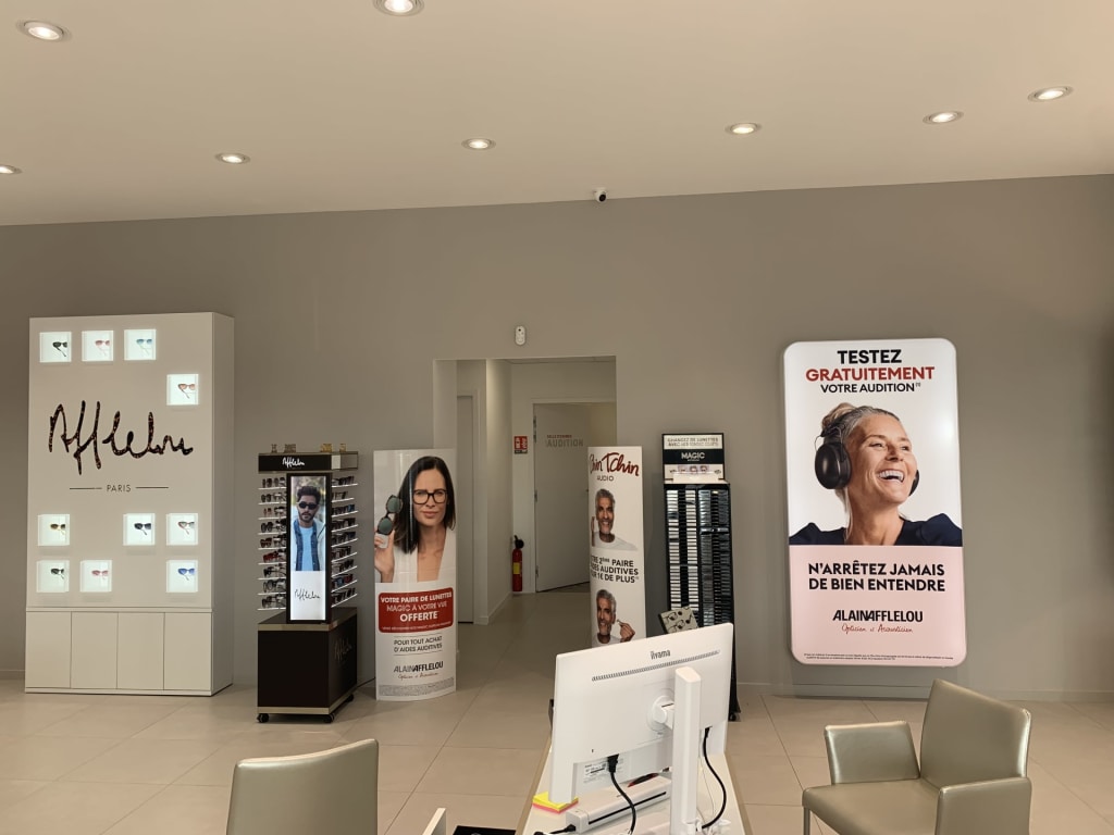 Magasin audioprothesiste 1341 Quai du Mas d'Hours 30100 ALES intérieur