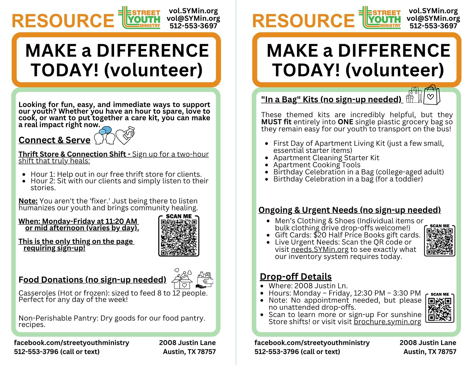 Make a Difference! (Volunteer) - (WRC 20)