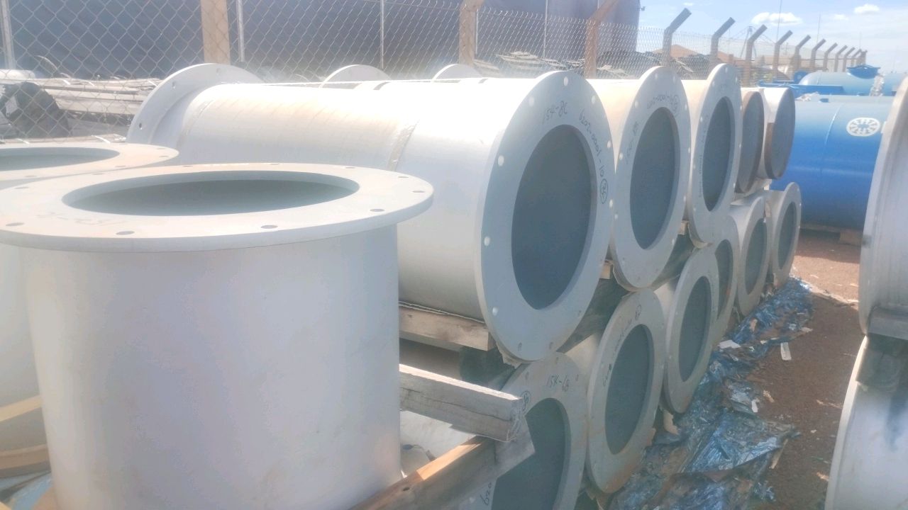 Lot of Pipes and Joints (Various) - Reduction Oven