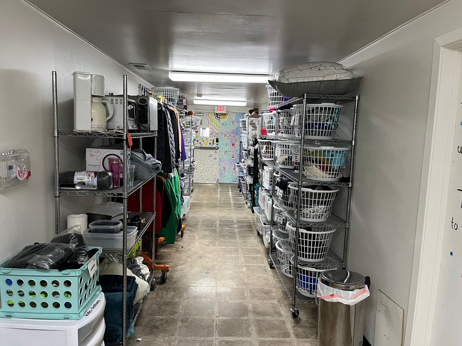 Everything labeled and stored cleanly
