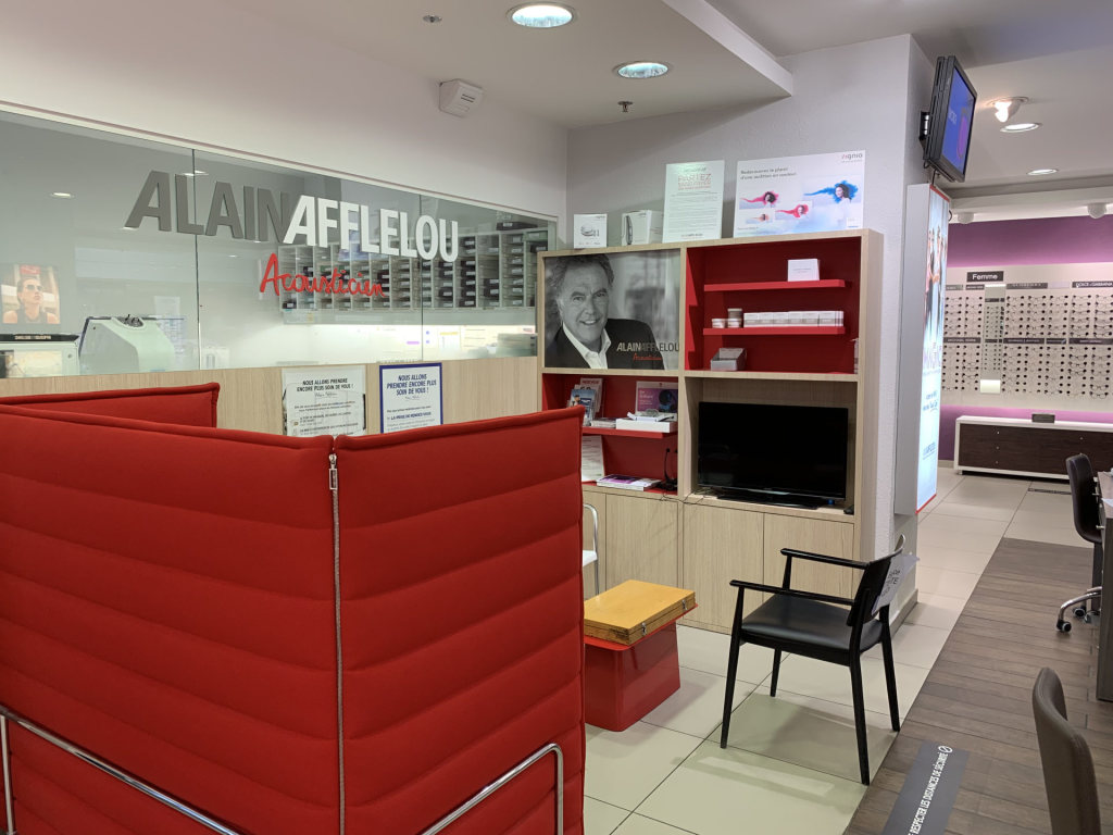 Magasin audioprothesiste C.C. Auchan - La Trinité 06340 LA TRINITÉ intérieur