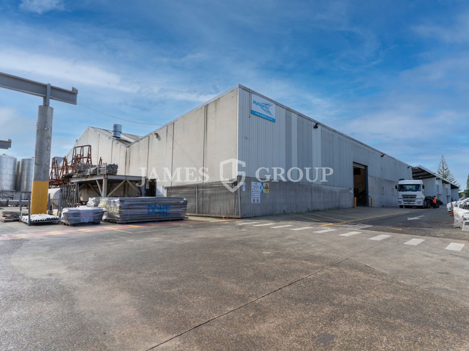 Functional Tilt-slab Warehouse With Office