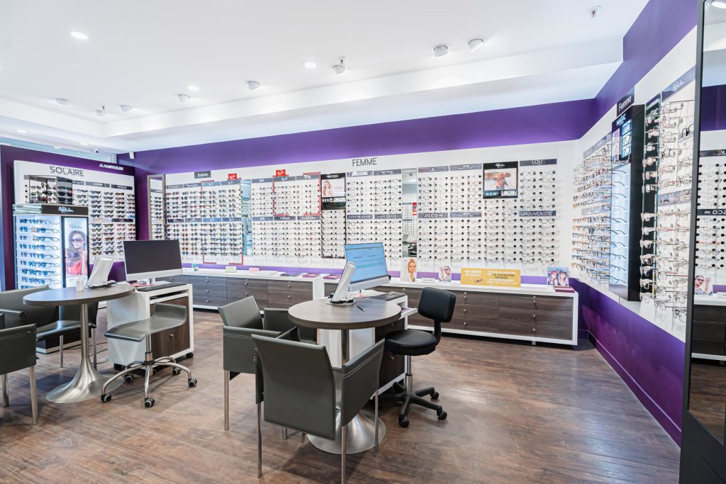 Magasin Opticien C.C. E. Leclerc des Fontenelles route de Bonnetable 72000 LE MANS intérieur