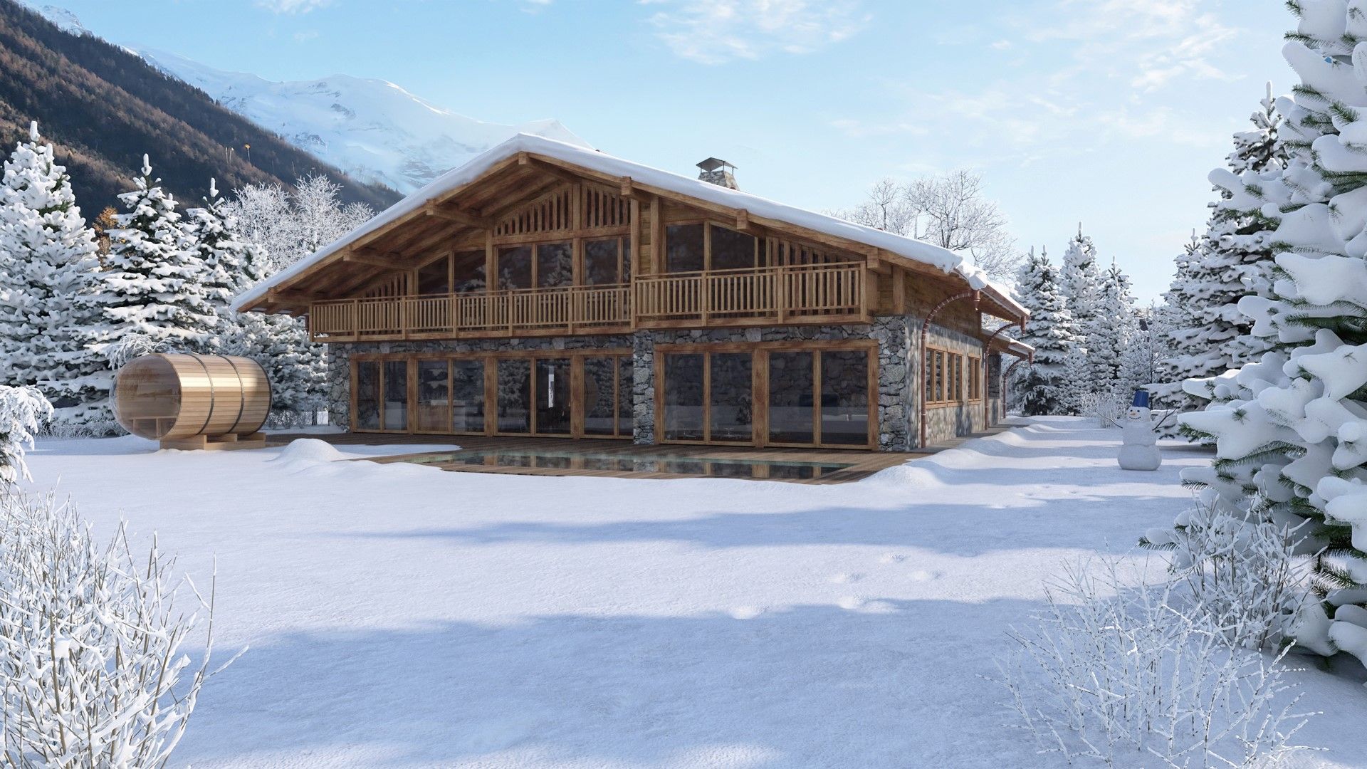 Chalet 6 chambres à vendre à Chamonix Mont Blanc, Alpes françaises