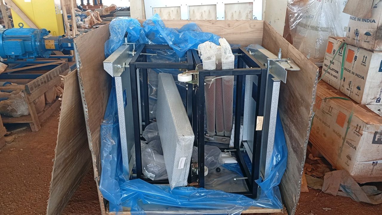 Metal Structure for Air Filtration Modules