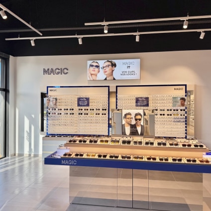 Magasin Opticien 49 bis Boulevard Pasteur 56230 QUESTEMBERT intérieur