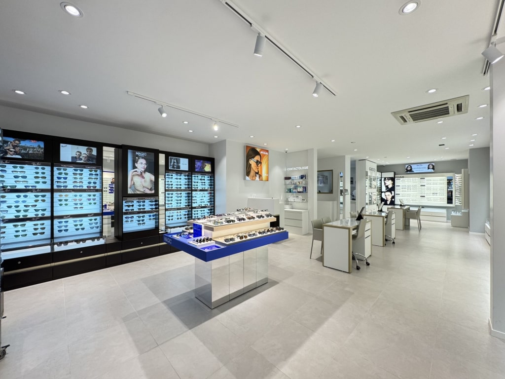Magasin Opticien Rue de la Gare, 28 1260 NYON intérieur
