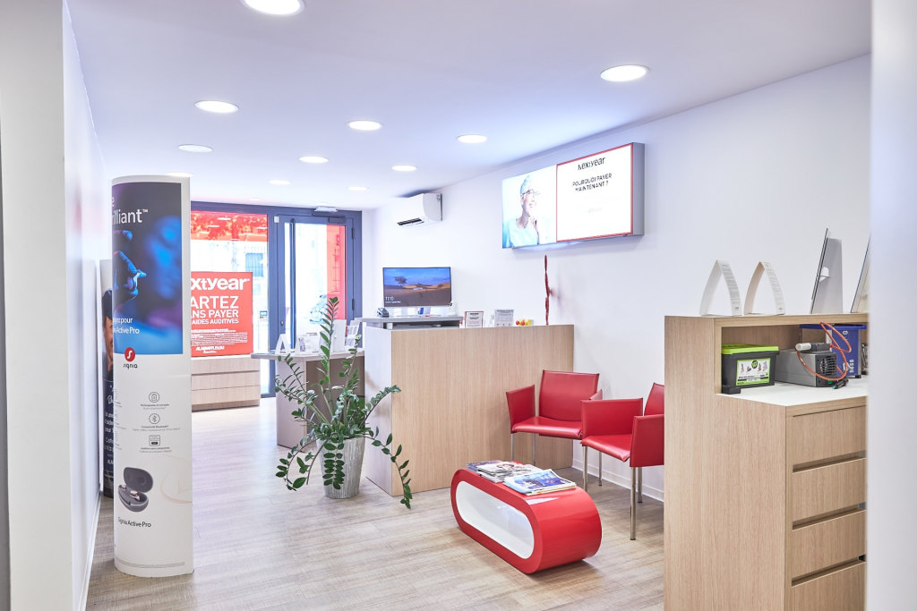 Magasin audioprothesiste 36 boulevard Georges Clémenceau 83300 DRAGUIGNAN intérieur