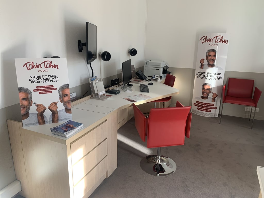 Magasin audioprothesiste 590 avenue du Collège 30420 CALVISSON intérieur