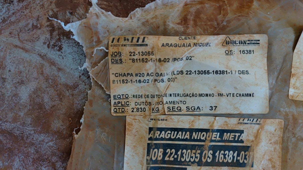Lote with Galvanized Sheet #20 (thickness ~0.91 mm) - 2,5 Ton