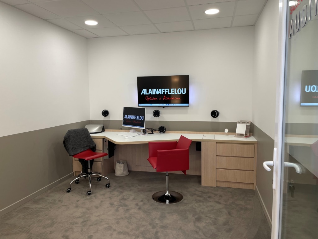 Magasin audioprothesiste 187 avenue de Dunkerque 59130 LAMBERSART intérieur