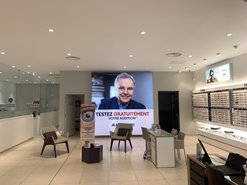 Magasin audioprothesiste 48 rue Bernard Palissy 41350 VINEUIL intérieur