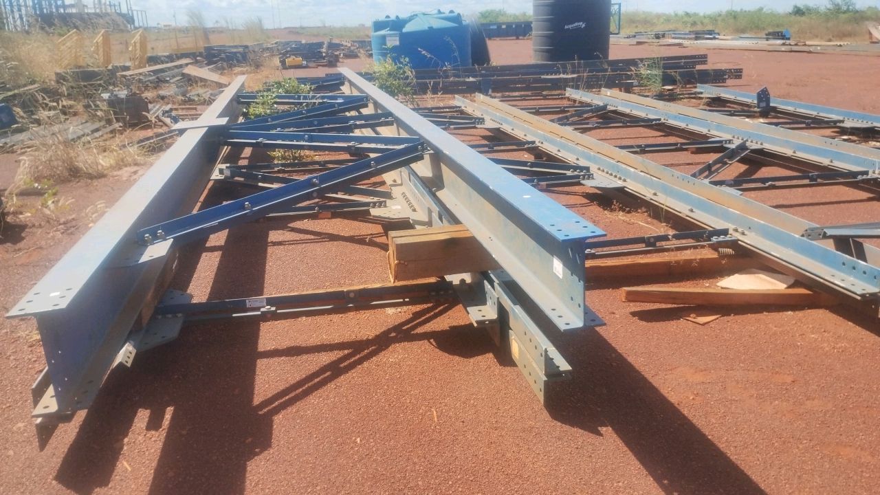 Lot with Several Metal Structures
