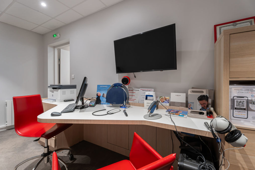 Magasin audioprothesiste 9 rue Duquesne 56400 AURAY intérieur