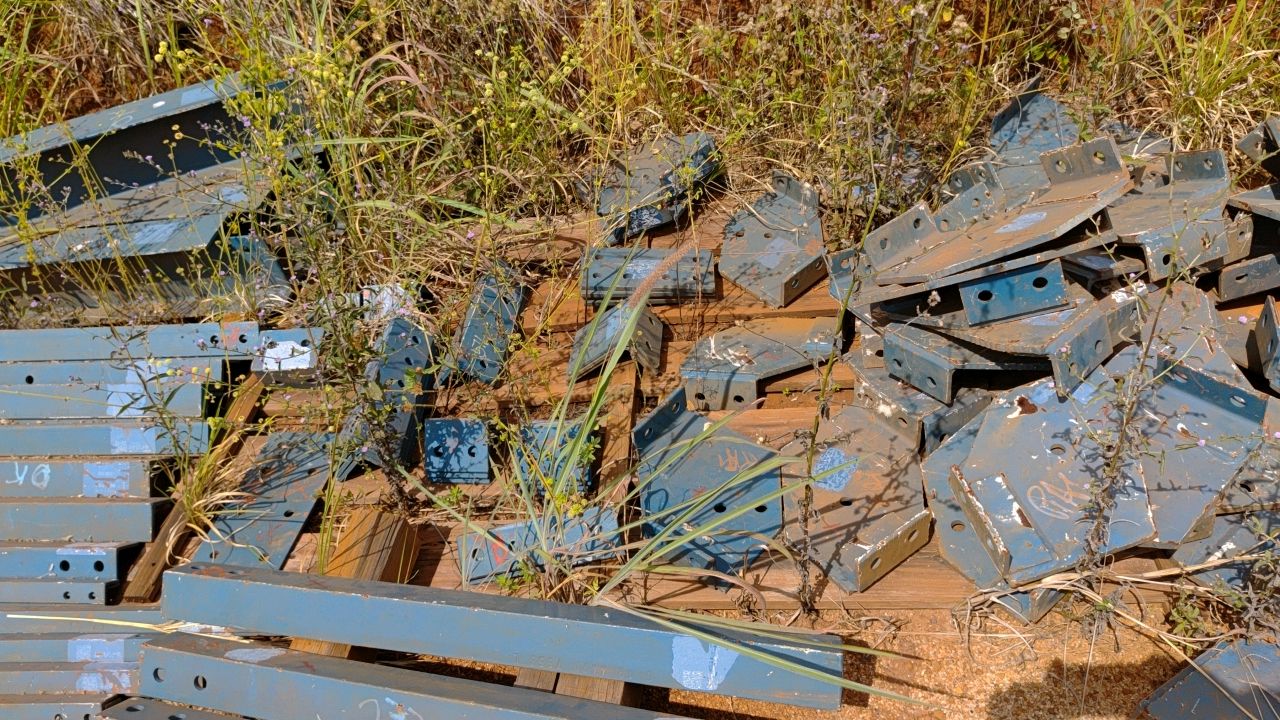 Lot with Several Metal Structures
