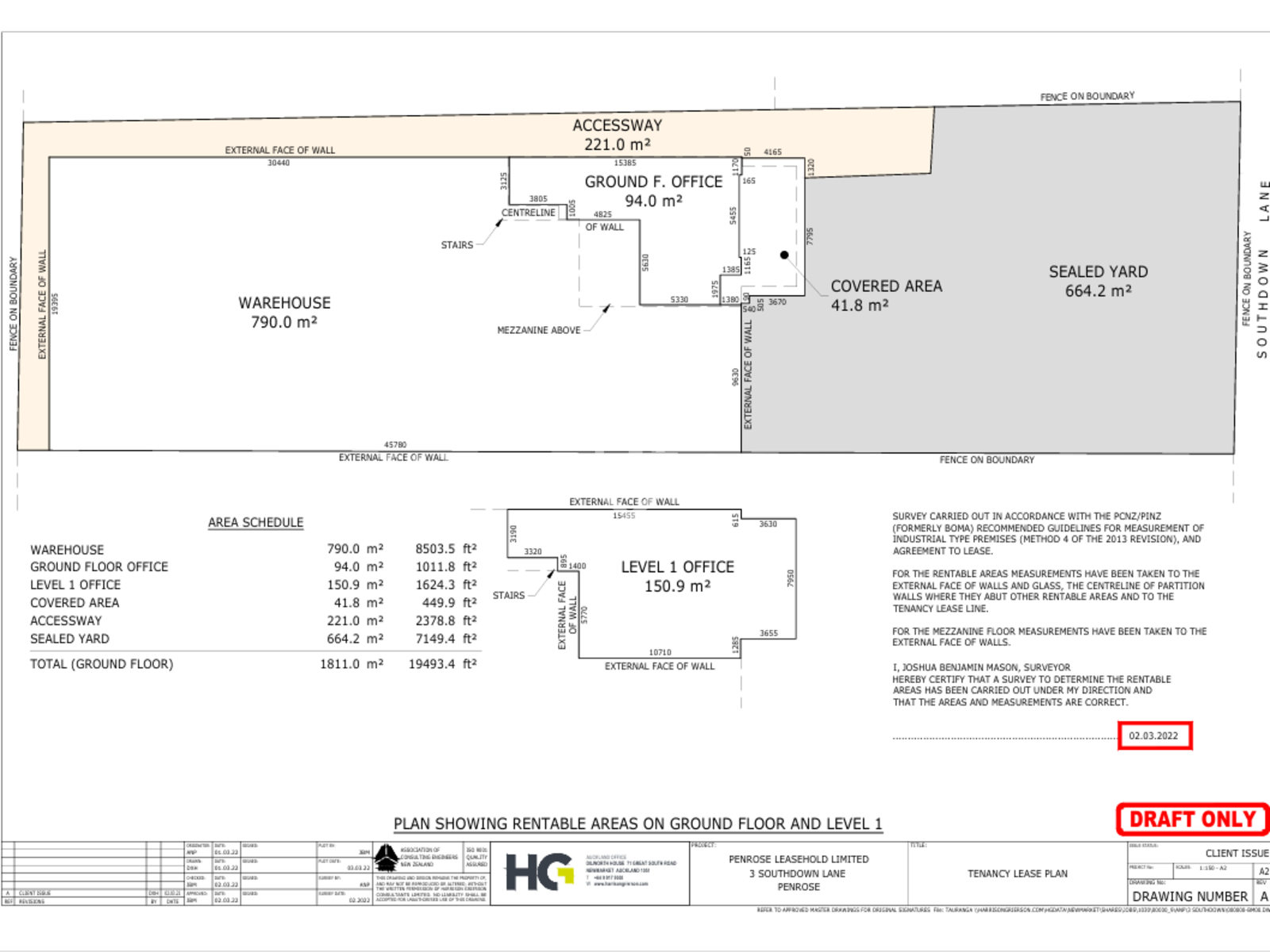 1,811m² Penrose Industrial With Yard