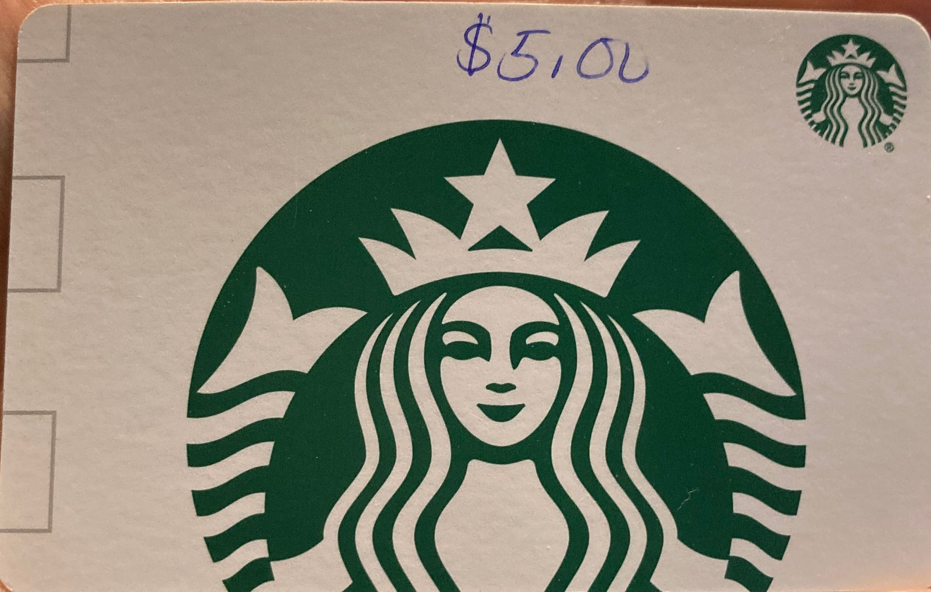 Starbucks $5 Gift Card