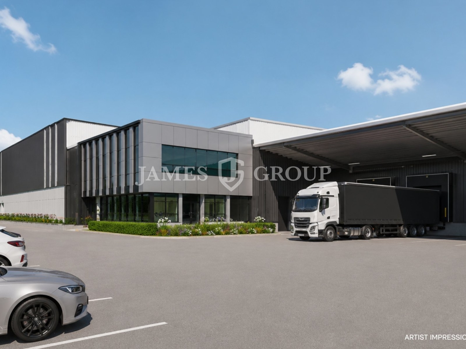Brand-new High-stud Industrial With Drive-through