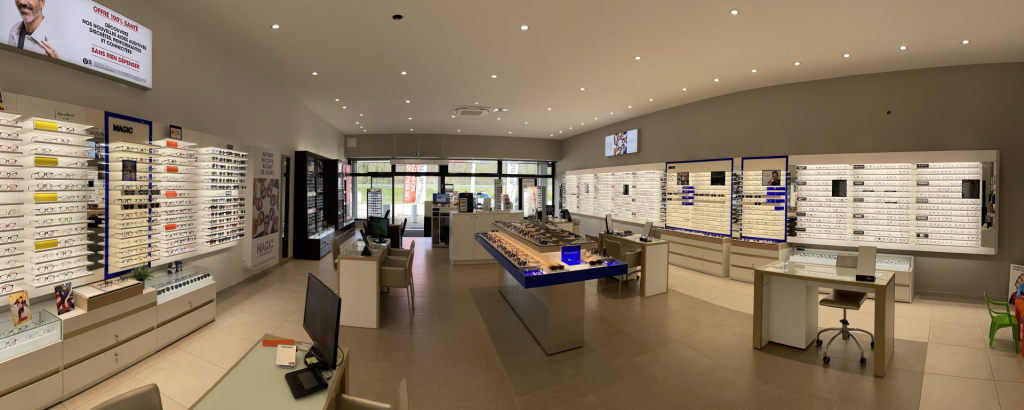 Magasin Opticien 29 rue de la Paix 69700 GIVORS intérieur