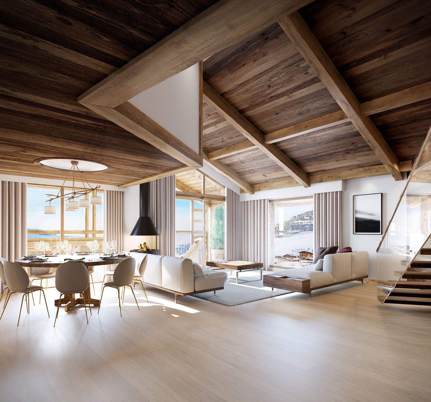 Penthouse 3 chambres à vendre à l’Alpe d’Huez Grand Domaine, Alpes françaises