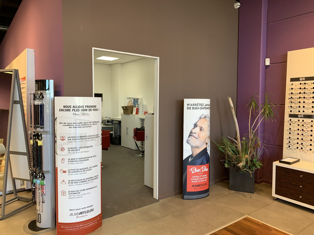 Magasin audioprothesiste 50 avenue Marcou de Langlade 84140 AVIGNON intérieur