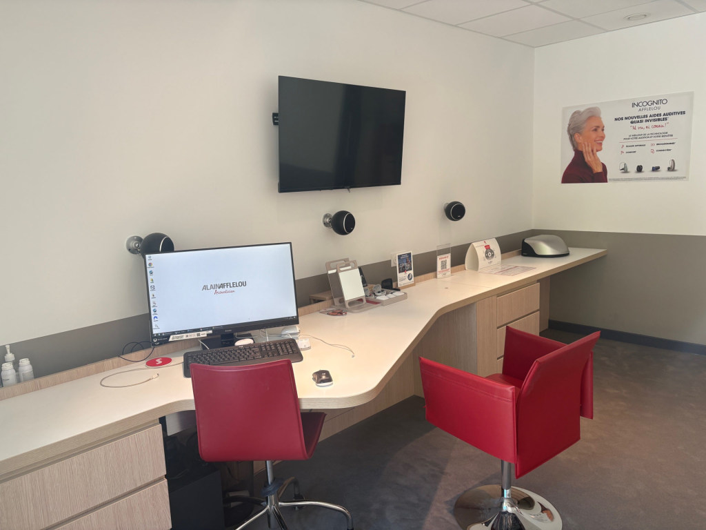Magasin audioprothesiste 10 boulevard du Président Wilson 06600 ANTIBES intérieur