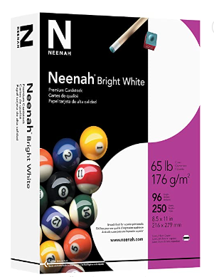Card stock white paper