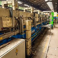 Heat Treatment Line with Cutting Saw at the end for Sampling-ITG Indultionsanslagen - Image 9