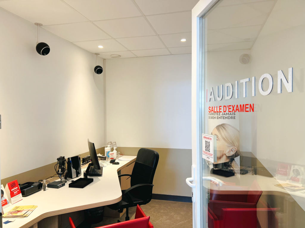 Magasin audioprothesiste ZAC Tours Nord 37100 TOURS intérieur