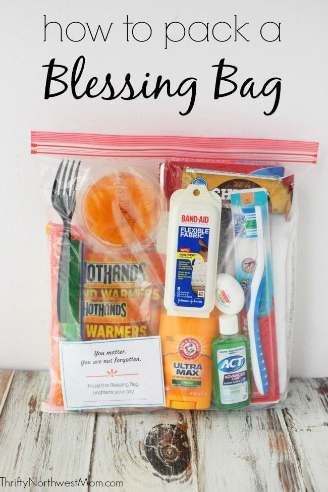Donate self-care bags