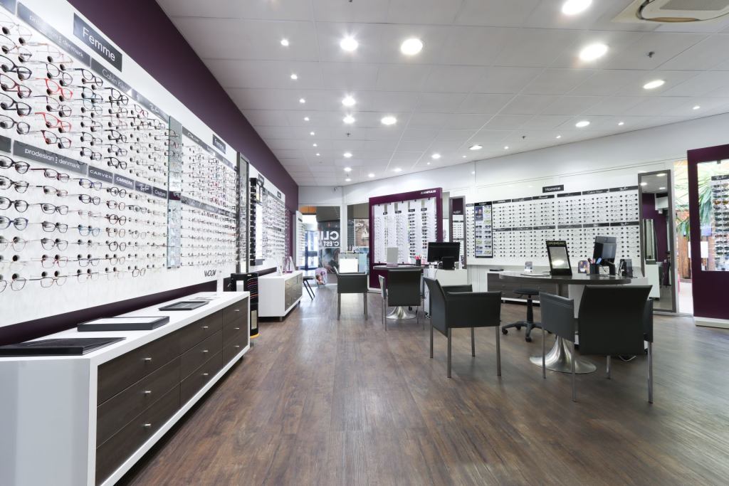 Magasin Opticien C.C. Cora 08000 VILLERS-SEMEUSE intérieur