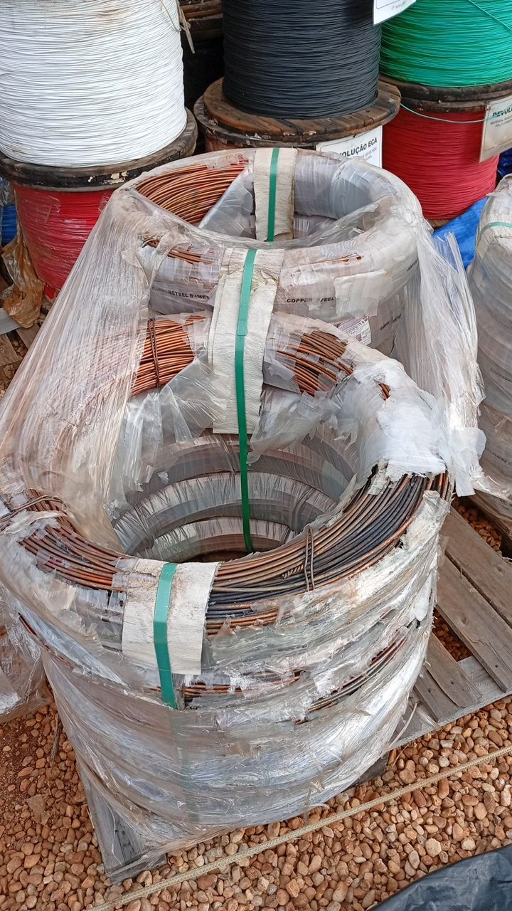 Lot with 10 reels of Intelli 30% Copper-Clad Aluminum Cable