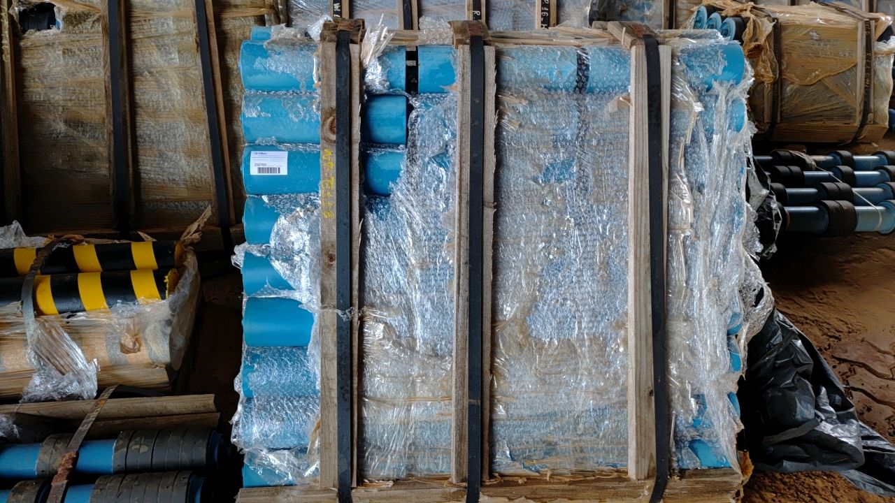 Lot with Approx 300 Loading Rollers 102 mm