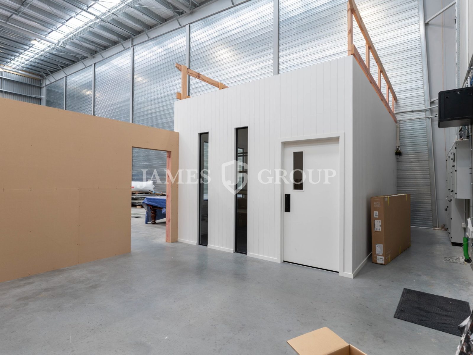 High Stud Warehouse + Canopy + 12 Carparks