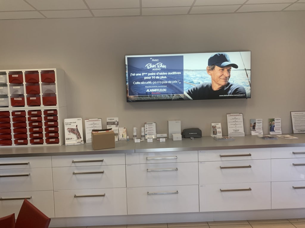 Magasin audioprothesiste 146 avenue des Sorgues 84800 L'ISLE-SUR-LA-SORGUE intérieur