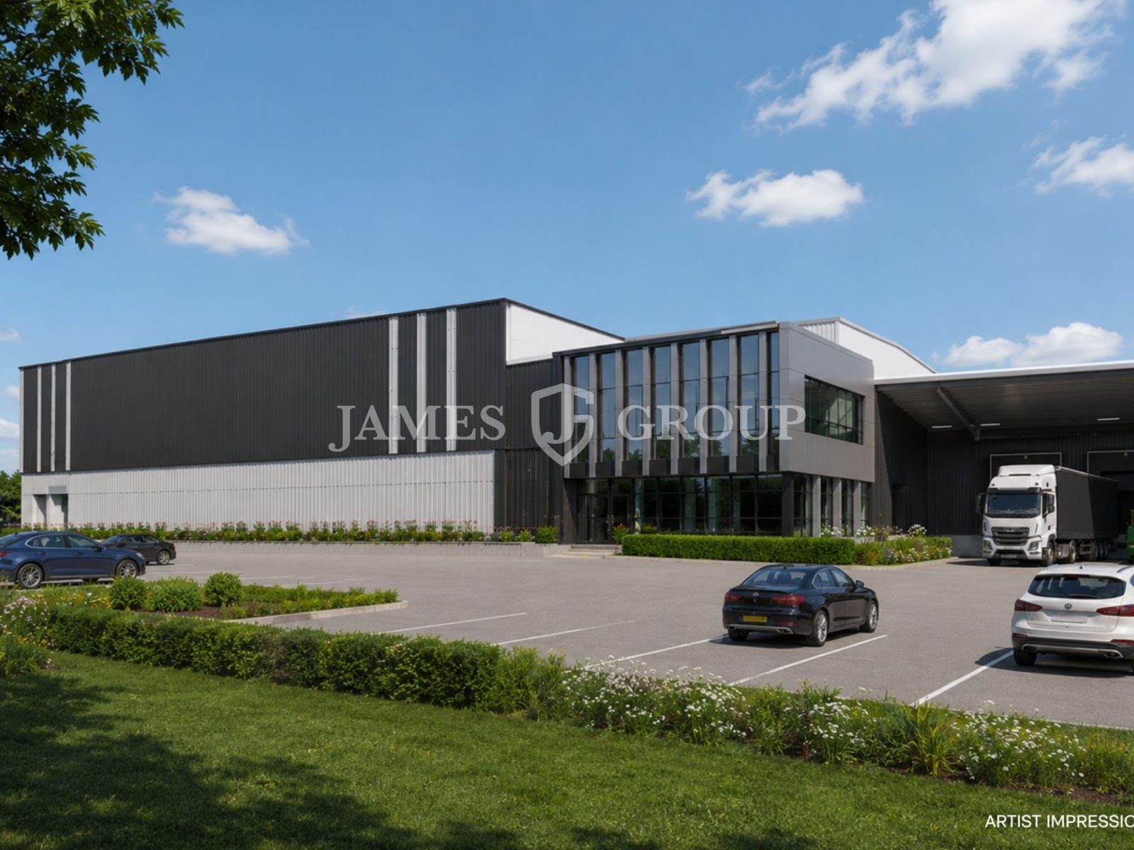 Brand-new High-stud Industrial With Drive-through