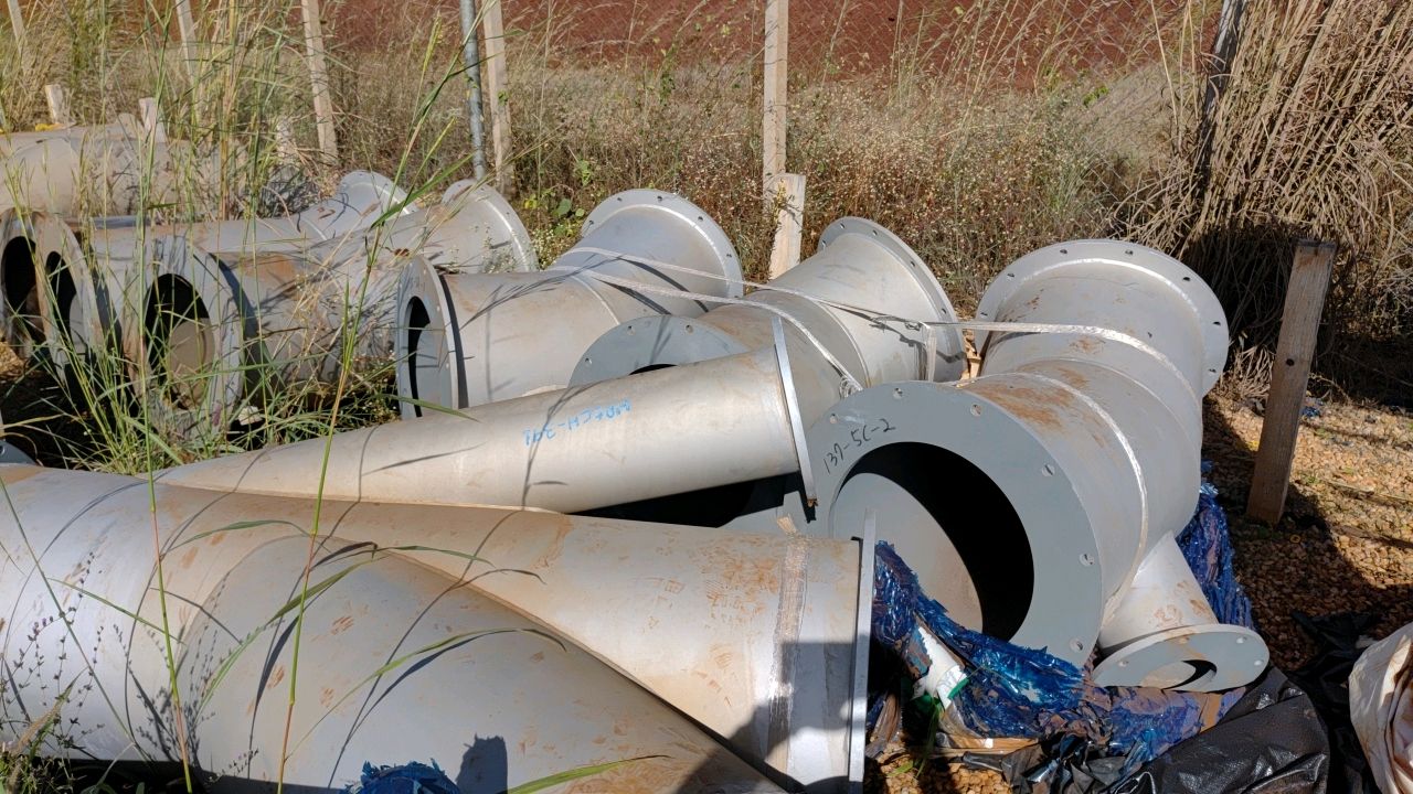 Lot of Various Carbon Steel Ducts and Joints